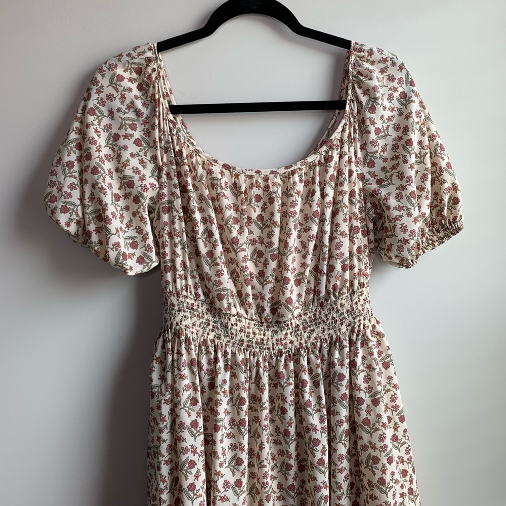 Gal meets glam Anthropologie tiered ruffle dress 2 - Picture 4 of 8